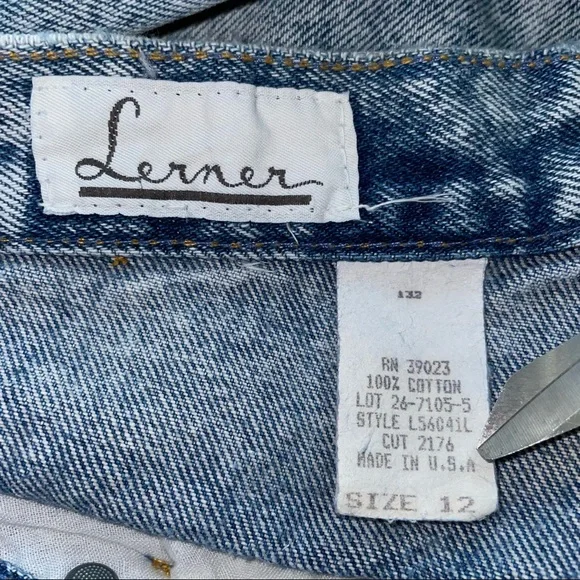 Vintage 80 Lerner high rise jean size 12 - Picture 7 of 13